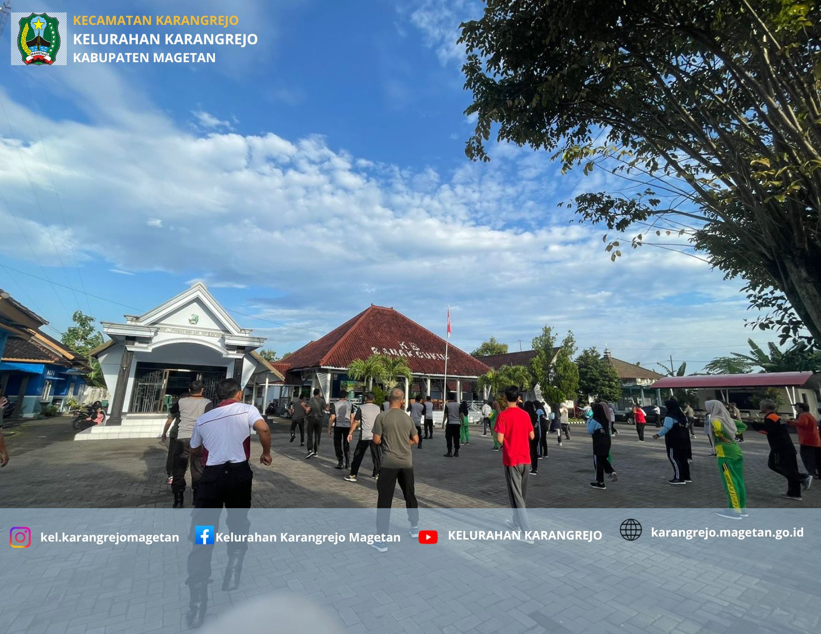 SENAM PAGI SEBAGAI SARANA ORLAHRAGA DAN MEMPERERAT SILATURAHMI